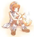 Happy Anime Girl