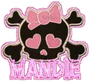 mandie cute skull