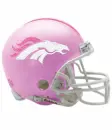 Pink Breast Cancer Denver Broncos Helmet