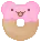 bear donut pink