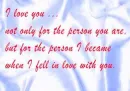 i love you