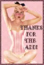 Thanks For The Add!