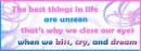 THE BEST THINGS