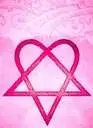 pink HIM sign