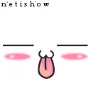 silly kawaii face