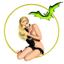 chick with moon