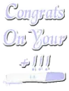 Congrats on your +