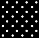 black and white polka dots