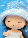 DDUNG DOLL blue hat