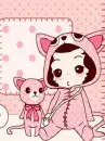 DDUNG DOLL in kitty costume