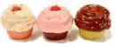 tres cupcakes