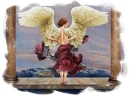 angel with open wings