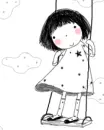LIL GIRL ON SWING