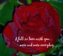 In love with you more and more