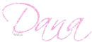 dana pink glitter
