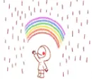 rainbow over me