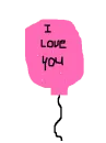 I Love You Balloon