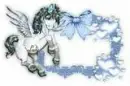 Cute angel pony