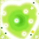 Pink, Green, and Blue Hearts