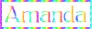 Amanda-Rainbow Name