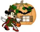 Minie mouse w/pumkin