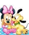 Baby minie and pluto