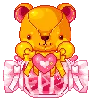 kawaii bear & candy