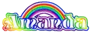 Rainbow gradient Amanda