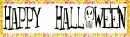 happy halloween fontwithskull