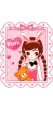 GIRL WITH BUNNY EARS