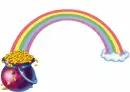 rainbow with pot of gold
