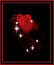 heart and diamonds