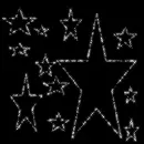 glitted stars