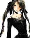 Elegant Gothic girl