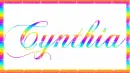 Cynthia - Rainbow Name