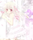 anime girl flower