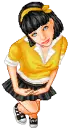 yellow doll