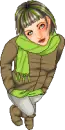 green doll