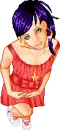 red dress doll