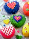 Heart cakes