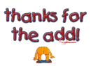 thanks for add