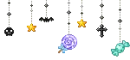 kawaii halloween divider