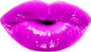 hot pink lips