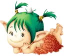 cute green hair