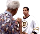 Old man hit guy