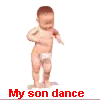 Little boy baby dance my son