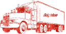 glitter red truck