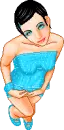 blue doll
