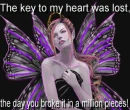 I lost the key to my heart