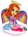 rainbow girl